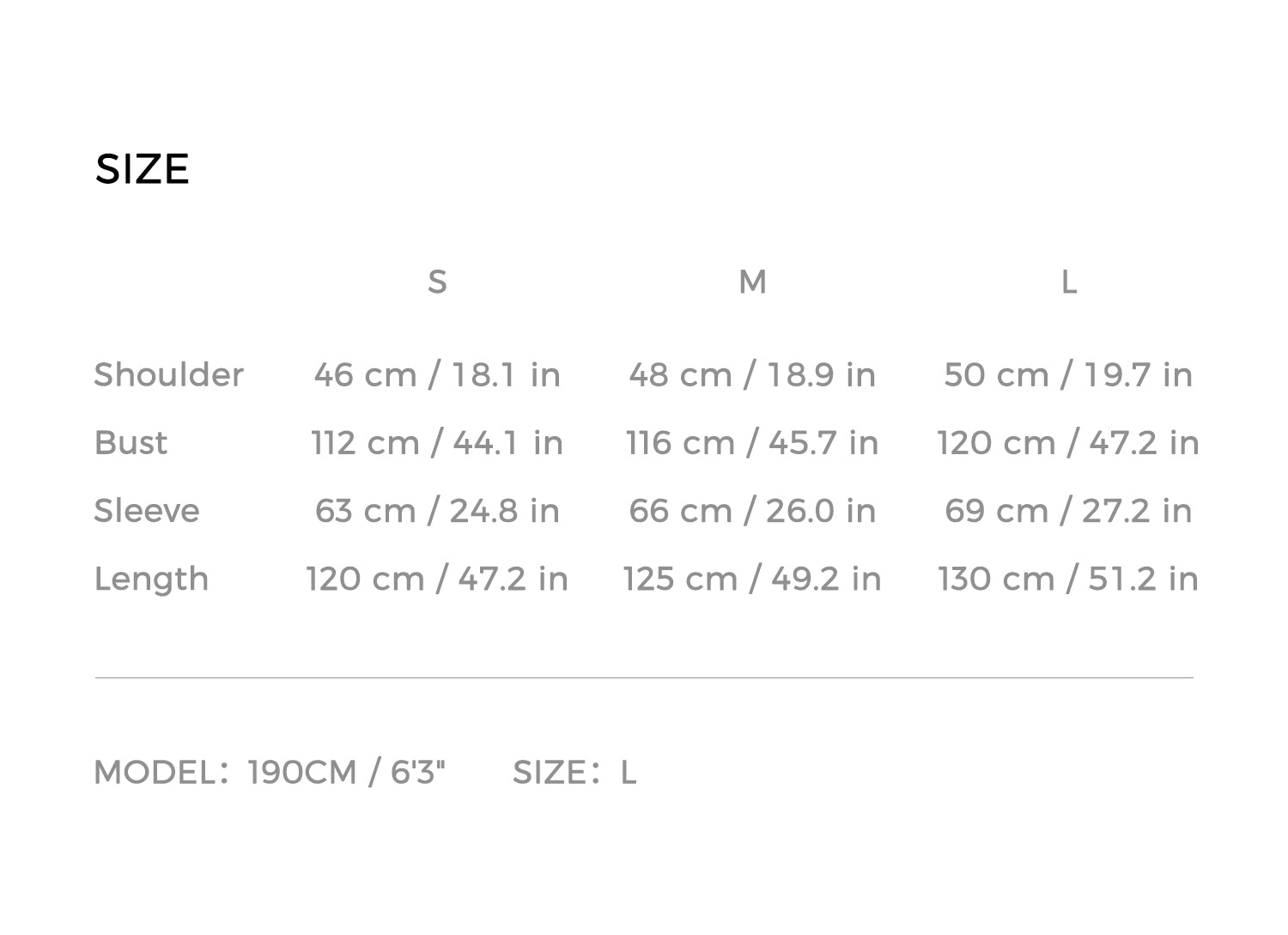 Size Guide