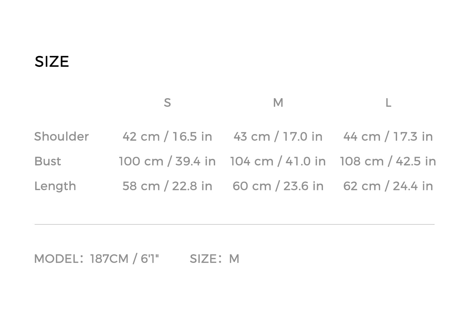 Size Guide