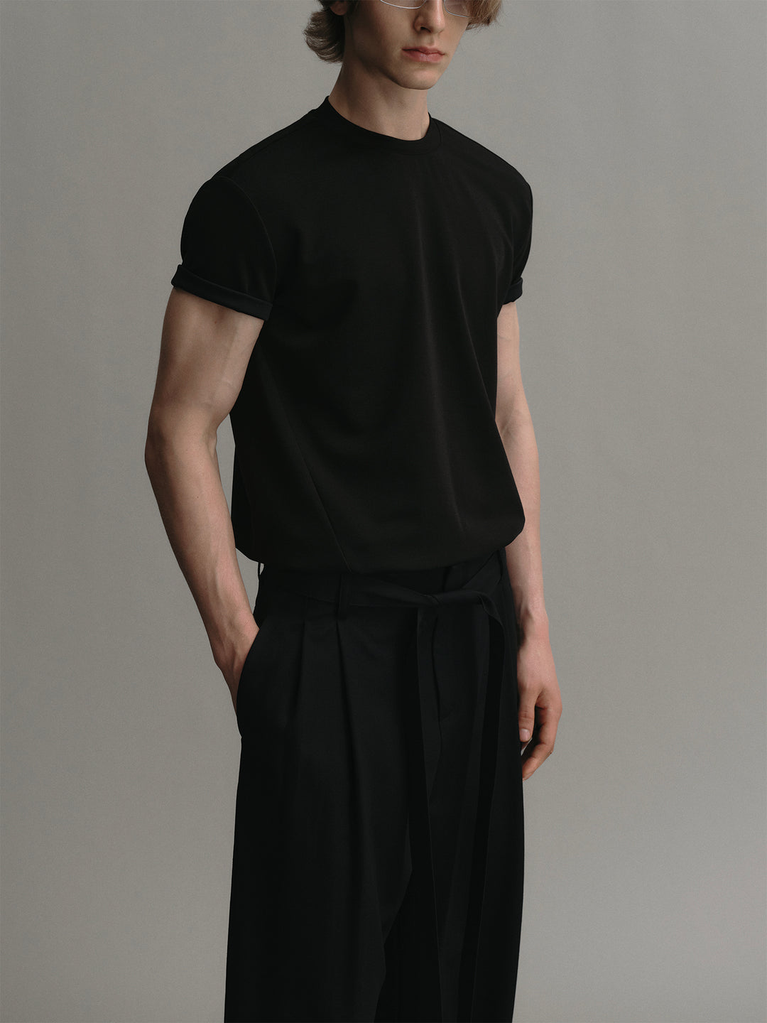Modal Crew Neck Regular Shoulder T-Shirt