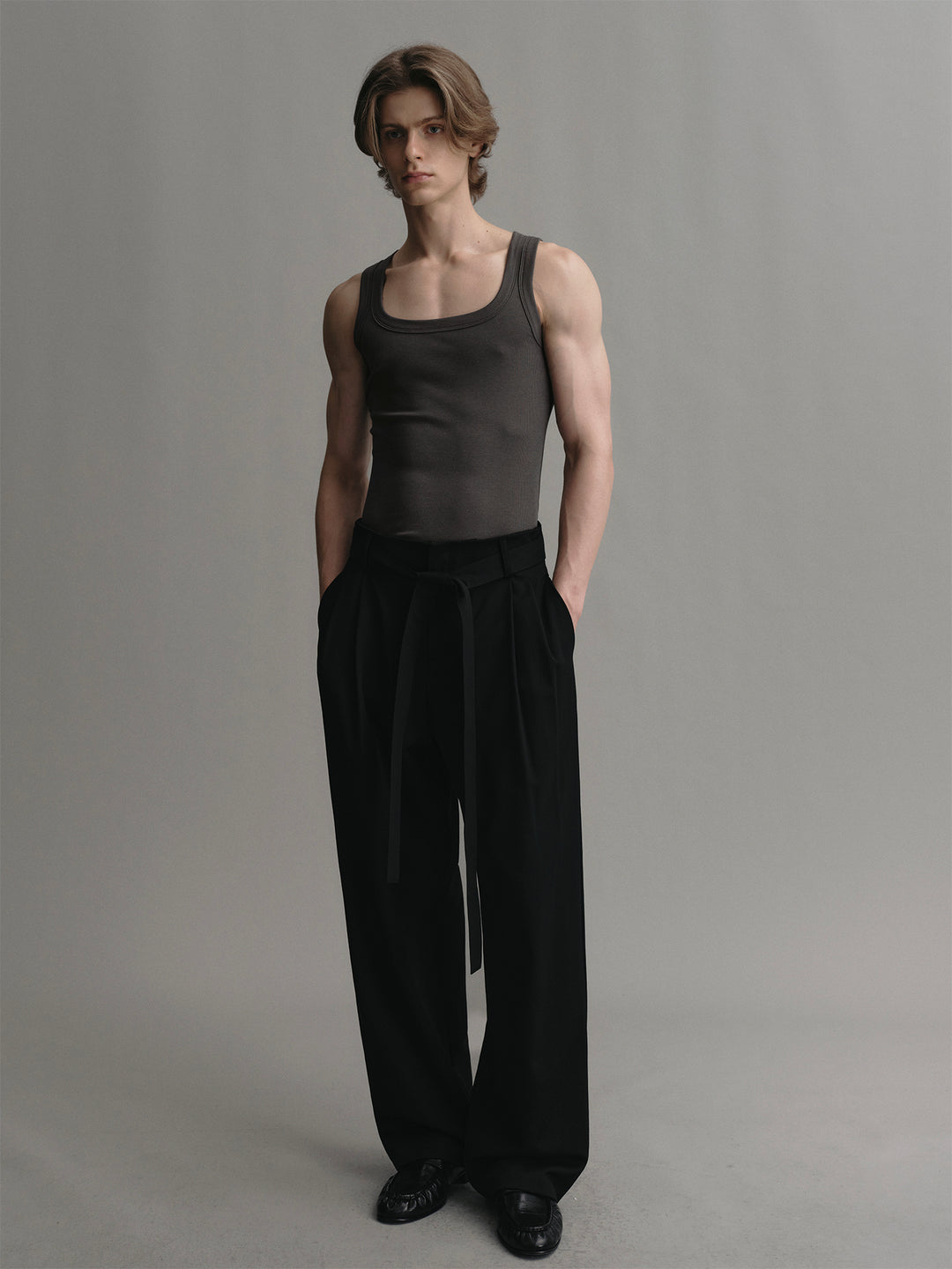 Lightweight Lyocell Elastic Slim-Fit Tank Top