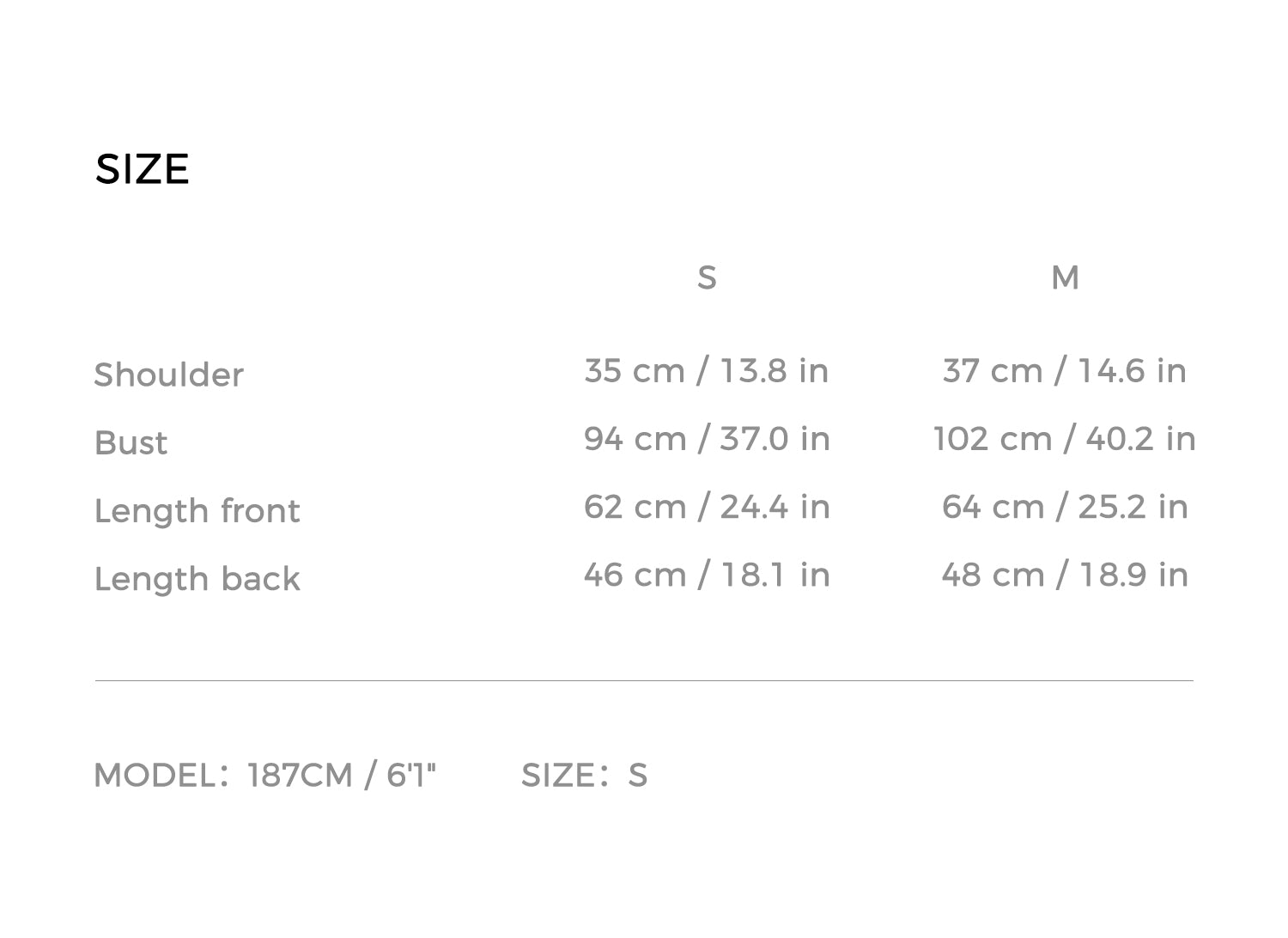Size Guide