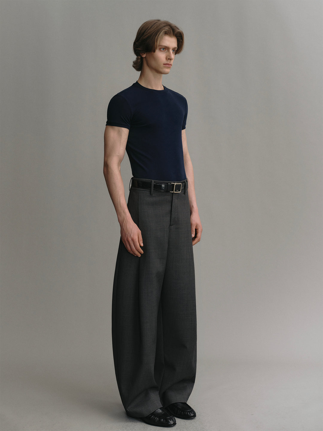 Classic Slim-fit Stretch T-shirt with Lyocell Fabric