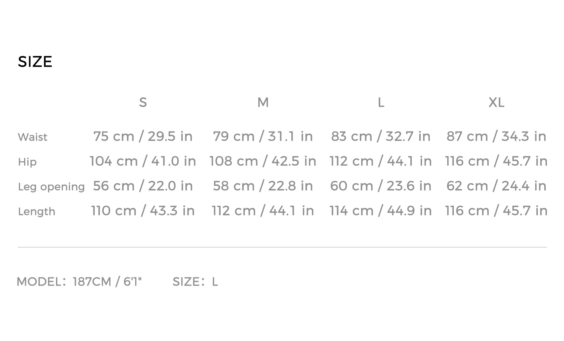 Size Guide